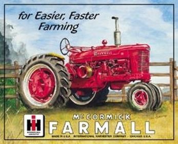 Farmall M Tin Sign