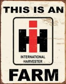 Tin Sign - IH Farm
