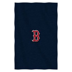 Red Sox OFFICIAL MLB "Dominate" Sweatshirt Throw Blanket; 54" x 84"