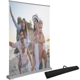 VEVOR Manual Pull Up Projector Screen 70inch 16:9 Projector Screen Free Standing 4K/8K