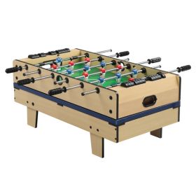 4 in 1 Combo Game Table Set for Home, 3ft Game Room w/Ping Pong, Foosball, Table Hockey, Billiards Kids Adult