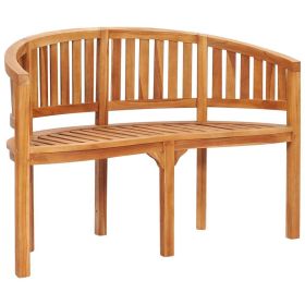 Banana Bench 47.2" Solid Teak Wood