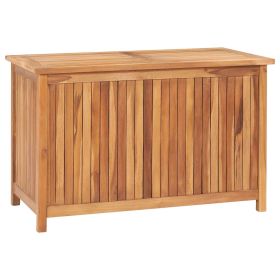 Patio Storage Box 35.4"x19.7"x22.8" Solid Teak Wood