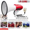 5Core Megaphone Speakers Pro Bullhorn Handheld Police Siren Voice Recording 77SF