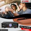 Car Amplifier 2 Channel Car Audio Power Amplifier Stereo Sound 1400W (15W RMS) Boat Bus Truck Mic Input Easy Installation 5 Core CEA 14