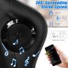 Adjustable Swivel Massage Gaming Chair with 2 Bluetooth Speakers