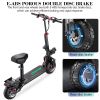IE-ES10 Electric Scooter 2000W Motor 48V 20AH Off Road Folding E-Scooter 10 Inches Fast Adult Electric Scooter With Seat