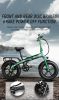 Adult Electric Bike 750W Motor 20"*4.0" All Terrain Fat Tire Ebike with Samsung 48V 12.8Ah Lithium Battery