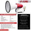 5Core Megaphone Speakers Pro Bullhorn Handheld Police Siren Voice Recording 77SF