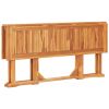 Folding Butterfly Patio Table 59.1"x35.4"x29.5" Solid Teak Wood