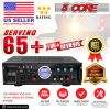 Car Amplifier 2 Channel Car Audio Power Amplifier Stereo Sound 1400W (15W RMS) Boat Bus Truck Mic Input Easy Installation 5 Core CEA 14