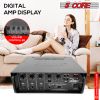 Amplifier Home Audio Receiver Amp Home Stereo System USB Input 3 Mic Aux Mini Amplifier for Speakers Surround Sound 5 Core AMP 30W-UTX-DLX