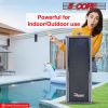 Outdoor Speaker Wall Speaker Surround Sound Indoor Home Patio Garden 2 Pieces 5 Core (Grey; 15 Wattage)