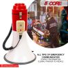 5Core Megaphone Speakers Pro Bullhorn Handheld Police Siren Voice Recording 77SF