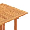 Folding Butterfly Patio Table 59.1"x35.4"x29.5" Solid Teak Wood