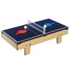 4 in 1 Combo Game Table Set for Home, 3ft Game Room w/Ping Pong, Foosball, Table Hockey, Billiards Kids Adult
