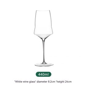 High-end Glass Liquor Champagne Cup (Color: White)