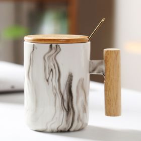 Nordic Instagram Style Marbling Ceramic Mug (Option: Marbling Coffee Se-220ml)