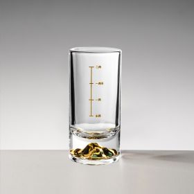 Diamond Surface Gold Foil Jinshan Liquor Crystal Glass (Option: 17 Style)