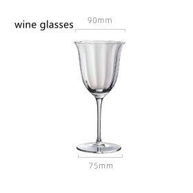 Retro Style Household Red Wine Champagne Glasses Set (Option: Red Wine Glass)