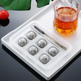 Stainless Steel Ice Particles Whisky Stone Bar Whiskey Cooling Wine Set Can Be Recycled (Option: 6 Granular Suit 2)