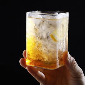 Light Square Simple Bubble Juice Cocktail Glass (Option: 60x90mm 230ml)