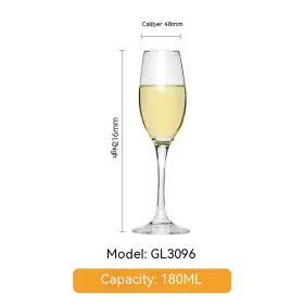 Crystal Champagne Glass Home Creative (Option: GL3096-4pcs)