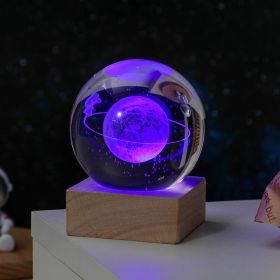 Cosmos Series Crystal Ball Night Lights; Milky Way; Moon; Desktop Bedroom Small Ornaments; Creative Valentine's Day Gifts Birthday Gifts (Items: Star Walk)