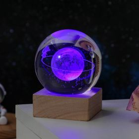 Cosmos Series Crystal Ball Night Lights; Milky Way; Moon; Desktop Bedroom Small Ornaments; Creative Valentine's Day Gifts Birthday Gifts (Items: Star Walk)