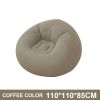 Flocking Flocking Sofa Chair Large Lazy Inflatable Sofas Chair Bean Bag Sofa For Outdoor Lounger Seat Living Room Camping Travel