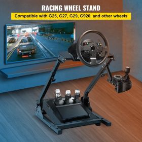 VEVOR Racing Steering Wheel Stand Shifter Mount fit for Logitech G27 G25 G29 G920 Gaming Wheel Stand Wheel Pedals NOT Included Racing Wheel Stand (Model: G920ZDJ)