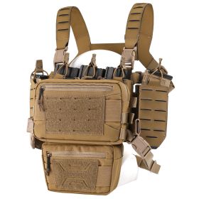 Chest Rig-Tactical Chest Rig (Color: Brown)