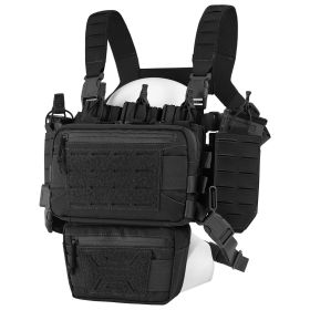 Chest Rig-Tactical Chest Rig (Color: Black)