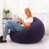 Flocking Flocking Sofa Chair Large Lazy Inflatable Sofas Chair Bean Bag Sofa For Outdoor Lounger Seat Living Room Camping Travel