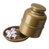 1pc Dice & Dice Cup Set; Bar Sieve Thickened Combination With Bottom Holder; Outdoor Table Game Accessories